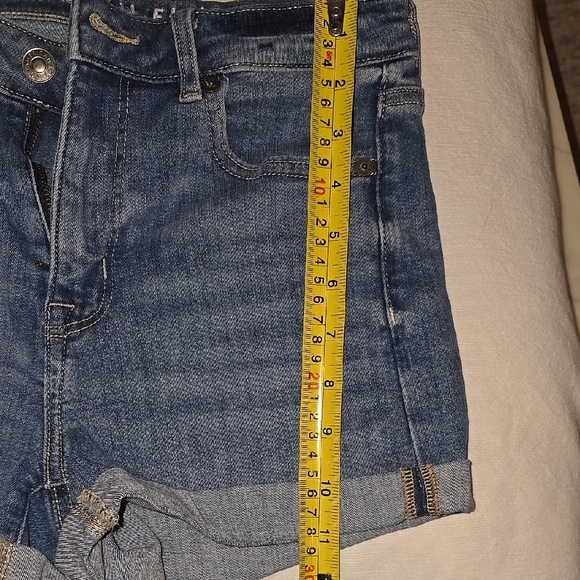American Eagle Womens Sz 0. Denim Blue Women's Shorts - Picture 9 of 13